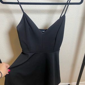 Black skater dress